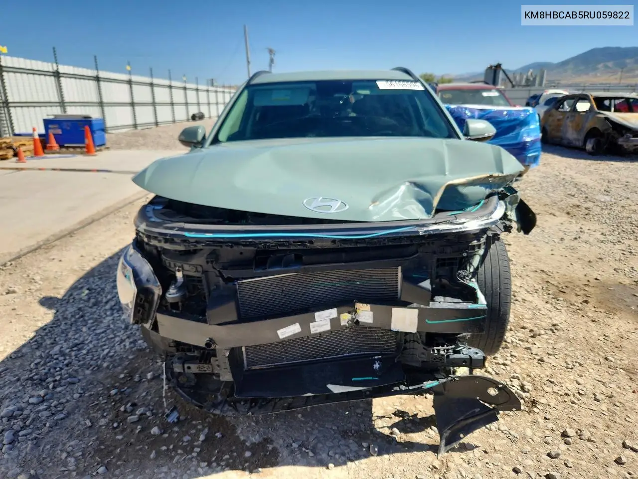 2024 Hyundai Kona Sel VIN: KM8HBCAB5RU059822 Lot: 56166596