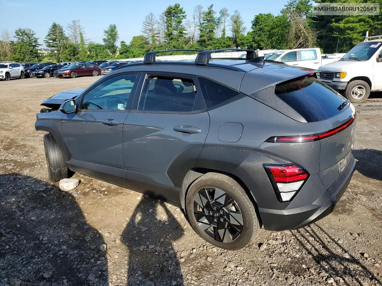 2024 Hyundai Kona Sel VIN: KM8HB3AB0RU120543 Lot: 57222136