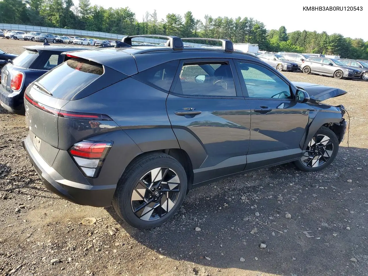 2024 Hyundai Kona Sel VIN: KM8HB3AB0RU120543 Lot: 57222136