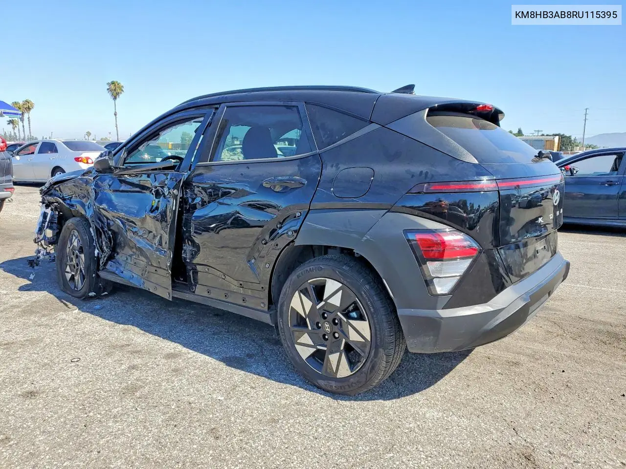 2024 Hyundai Kona Sel VIN: KM8HB3AB8RU115395 Lot: 57241136