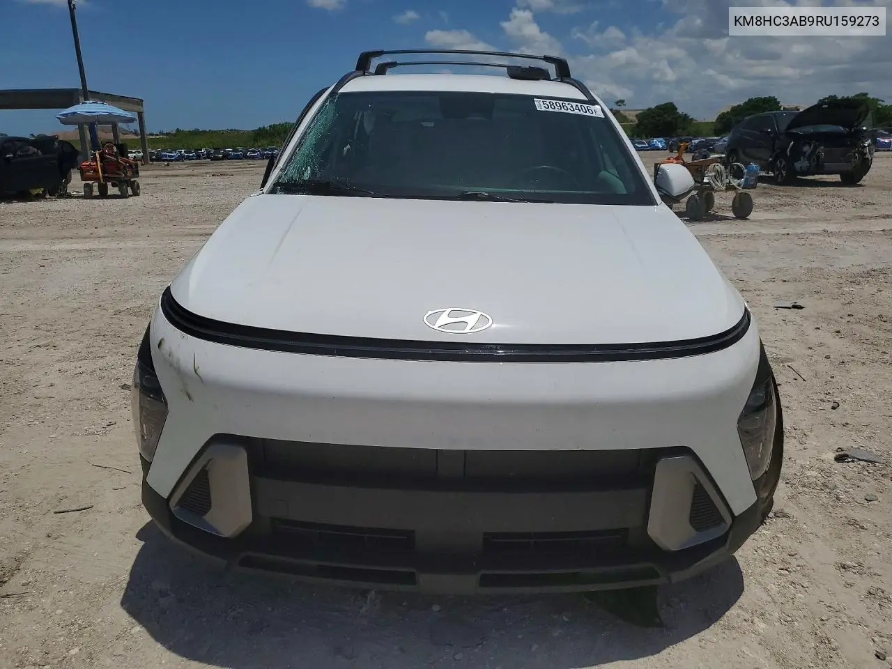 2024 Hyundai Kona Sel VIN: KM8HC3AB9RU159273 Lot: 58963406