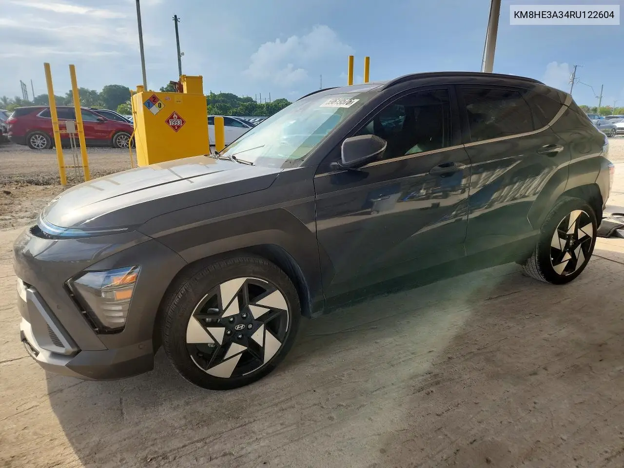 2024 Hyundai Kona Limited VIN: KM8HE3A34RU122604 Lot: 59619576
