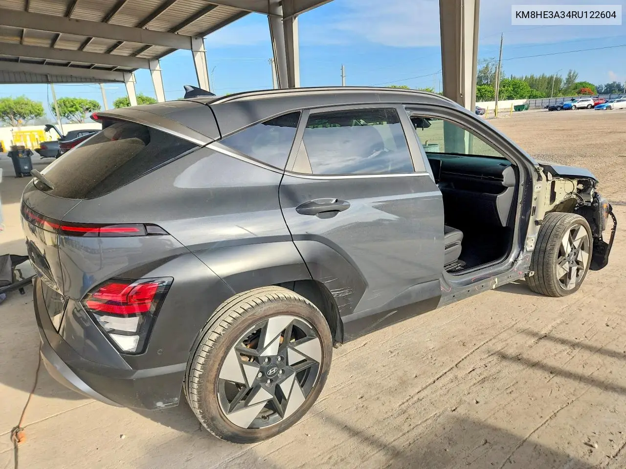 2024 Hyundai Kona Limited VIN: KM8HE3A34RU122604 Lot: 59619576