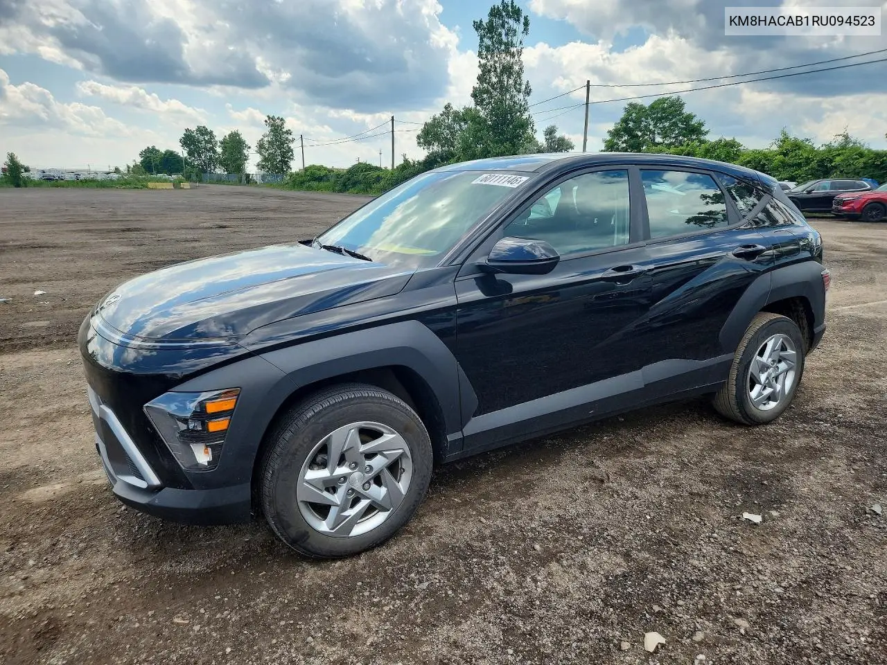 2024 Hyundai Kona Se VIN: KM8HACAB1RU094523 Lot: 60111146