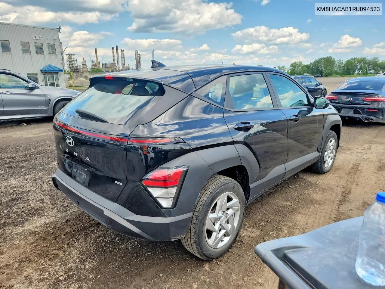 2024 Hyundai Kona Se VIN: KM8HACAB1RU094523 Lot: 60111146