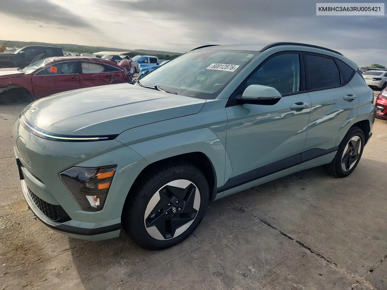 2024 Hyundai Kona Sel VIN: KM8HC3A63RU005421 Lot: 60812876
