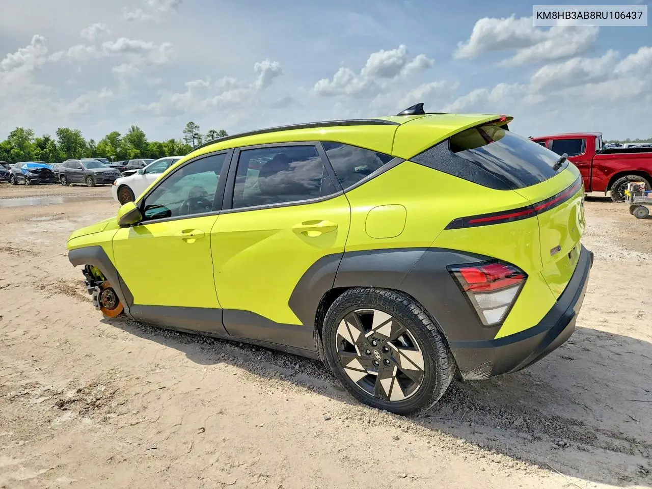 2024 Hyundai Kona Sel VIN: KM8HB3AB8RU106437 Lot: 61298506