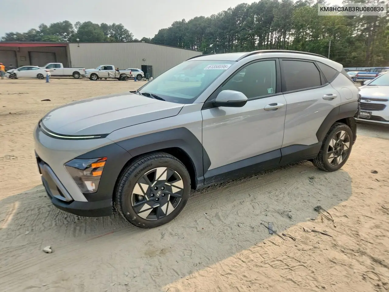 2024 Hyundai Kona Sel VIN: KM8HC3AB3RU080830 Lot: 61358096