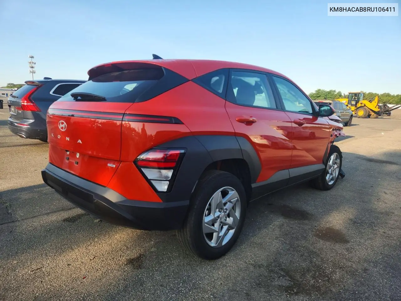 2024 Hyundai Kona Se VIN: KM8HACAB8RU106411 Lot: 61672266