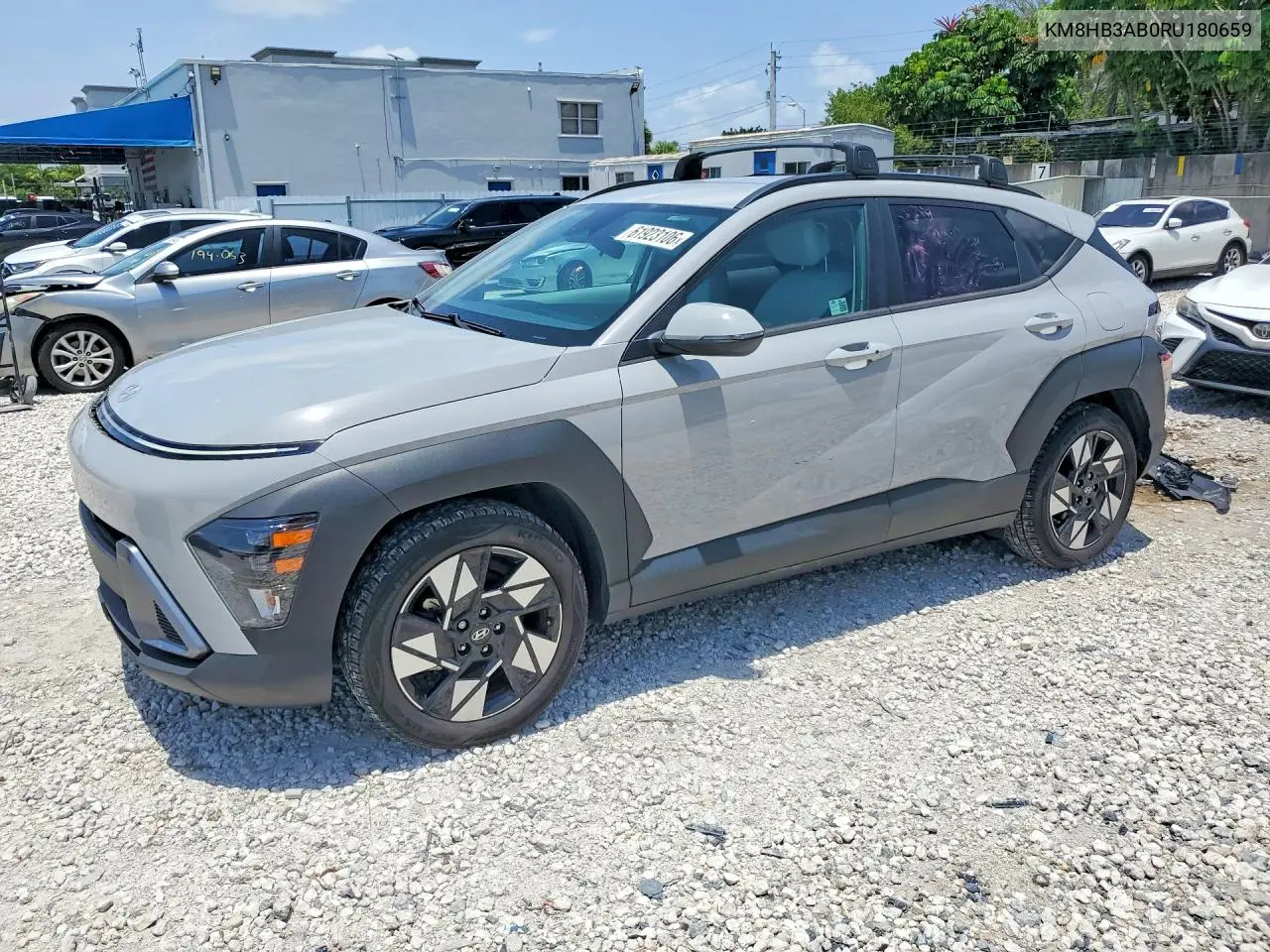 2024 Hyundai Kona Sel VIN: KM8HB3AB0RU180659 Lot: 61923106