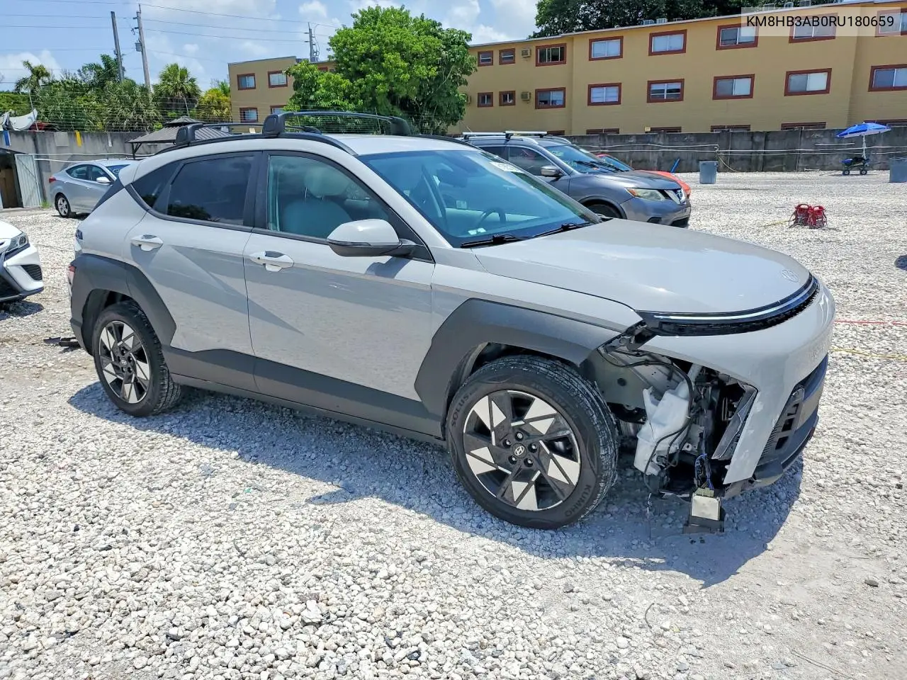 2024 Hyundai Kona Sel VIN: KM8HB3AB0RU180659 Lot: 61923106