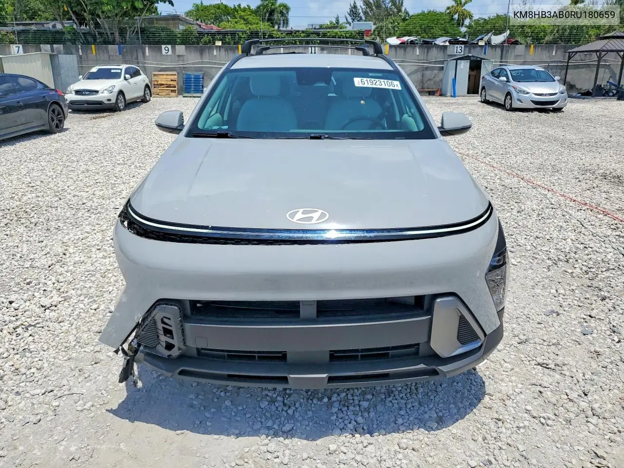 2024 Hyundai Kona Sel VIN: KM8HB3AB0RU180659 Lot: 61923106