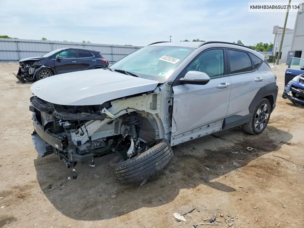 2025 Hyundai Kona Sel VIN: KM8HB3AB6SU271134 Lot: 56235296