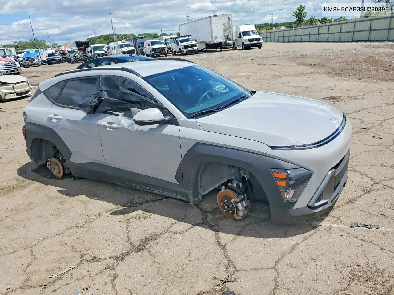 2025 Hyundai Kona Sel VIN: KM8HBCAB3SU230895 Lot: 57232496