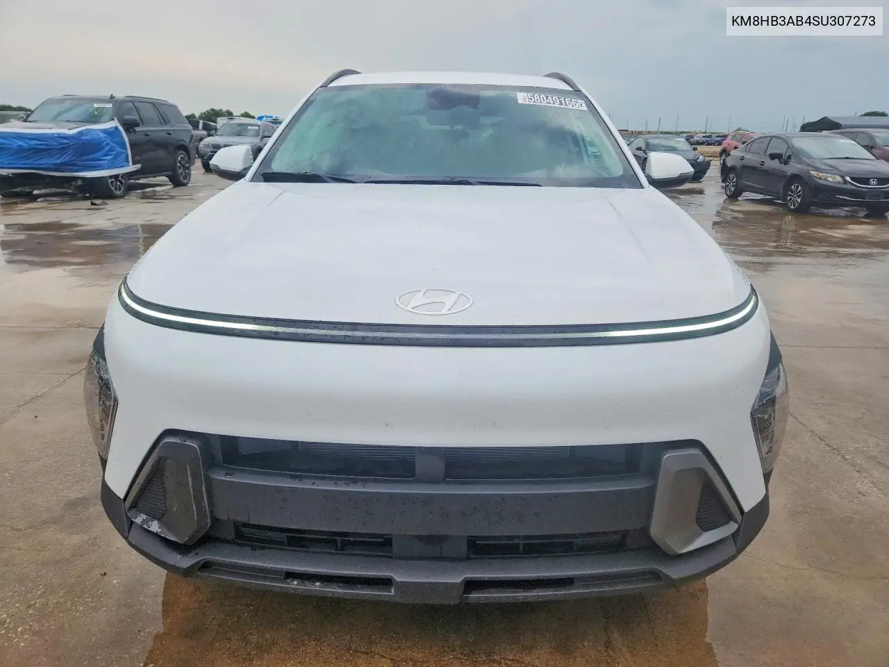 2025 Hyundai Kona Sel VIN: KM8HB3AB4SU307273 Lot: 58049166