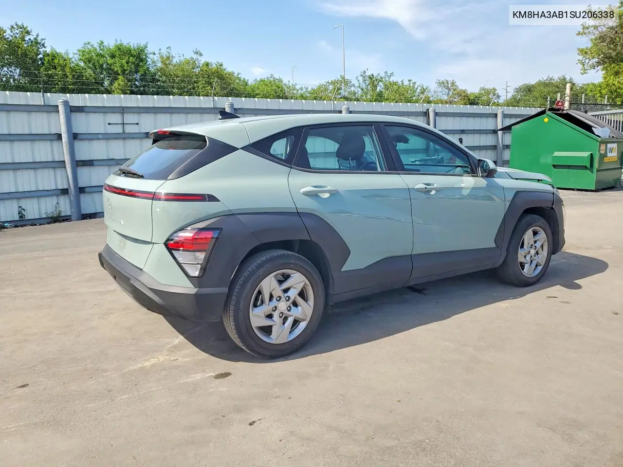 2025 Hyundai Kona Se VIN: KM8HA3AB1SU206338 Lot: 59126986