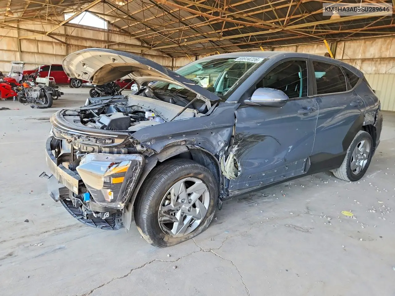 2025 Hyundai Kona Se VIN: KM8HA3AB9SU289646 Lot: 59914726