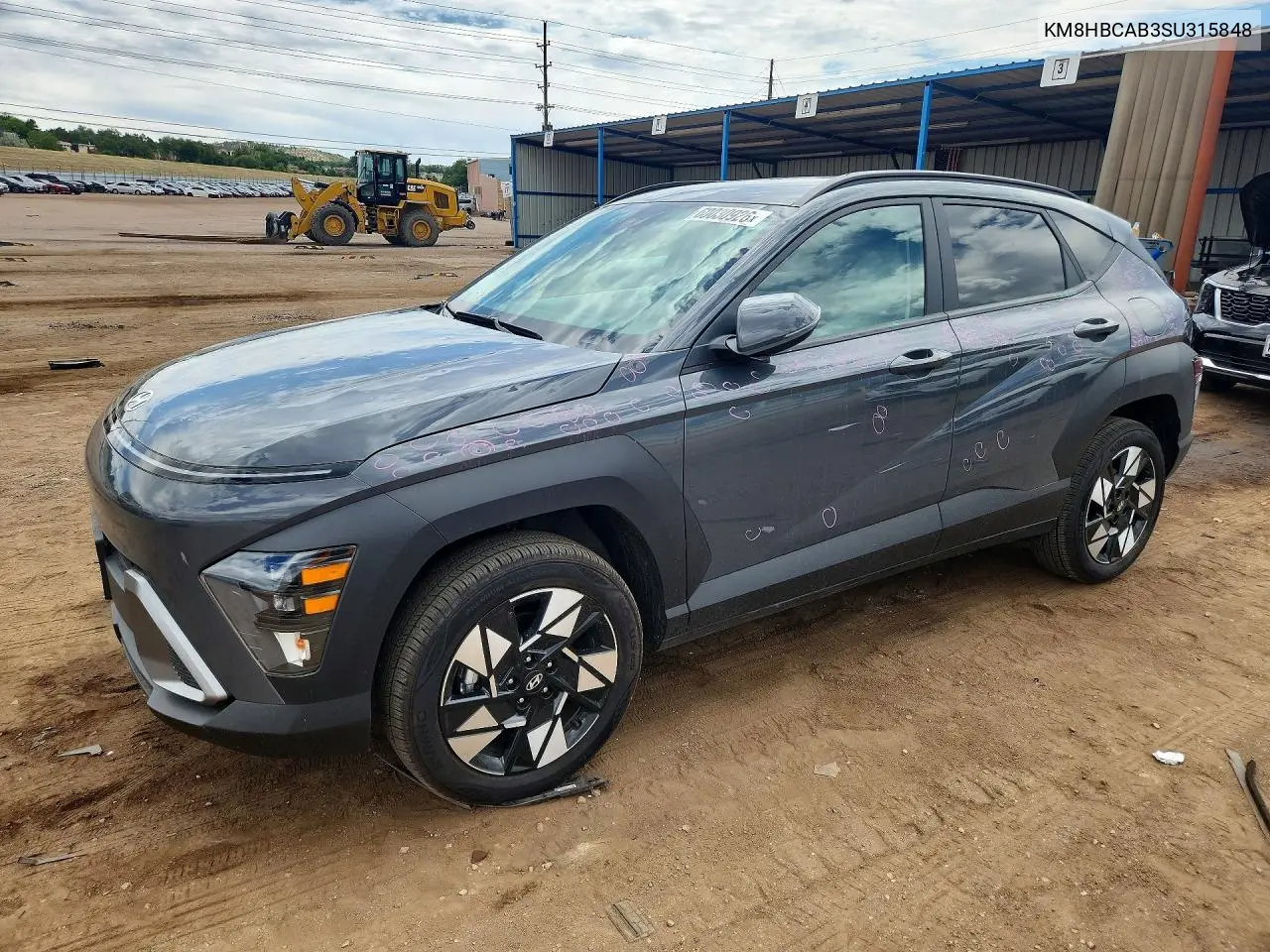 2025 Hyundai Kona Sel VIN: KM8HBCAB3SU315848 Lot: 60030926
