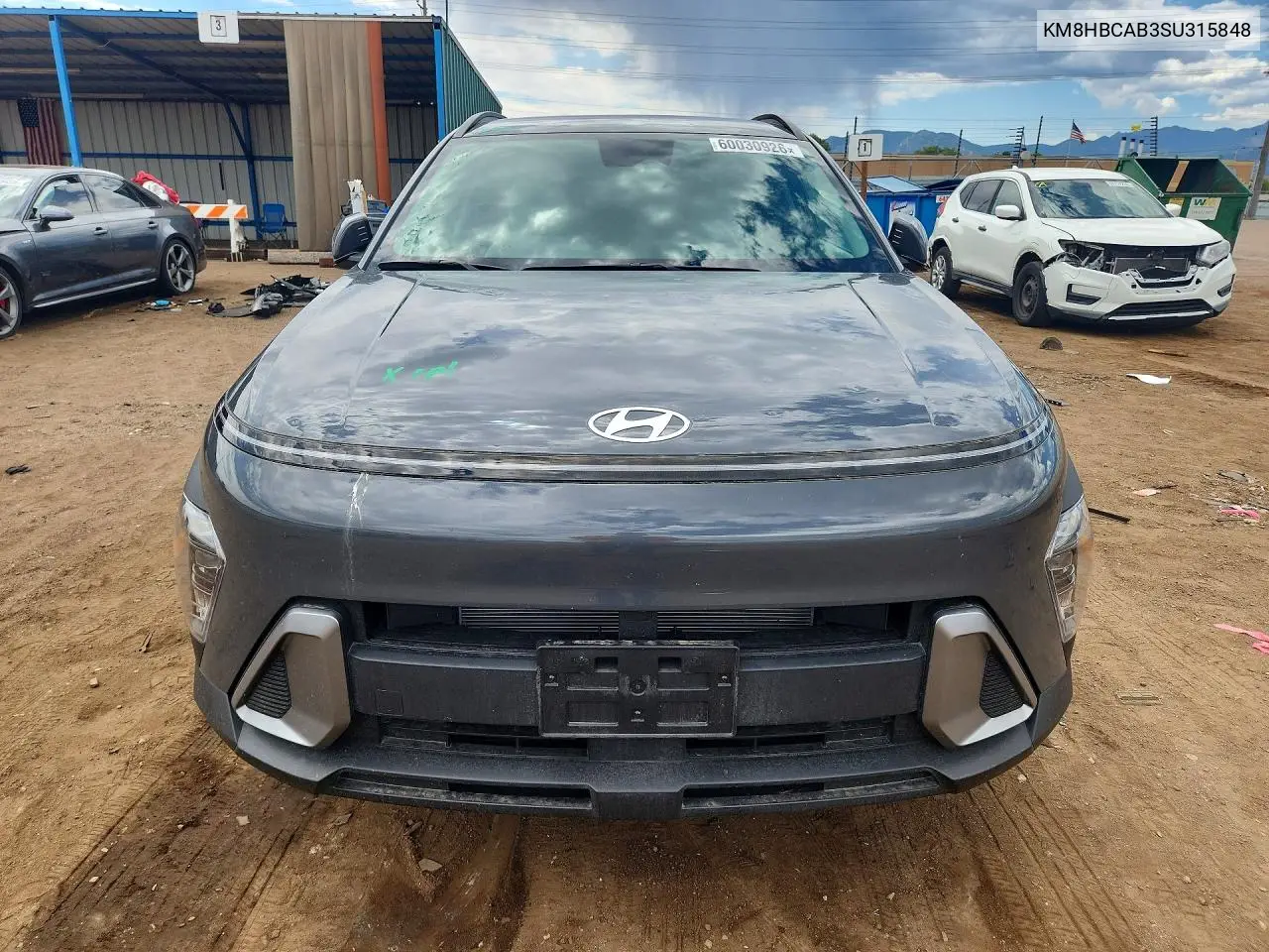 2025 Hyundai Kona Sel VIN: KM8HBCAB3SU315848 Lot: 60030926