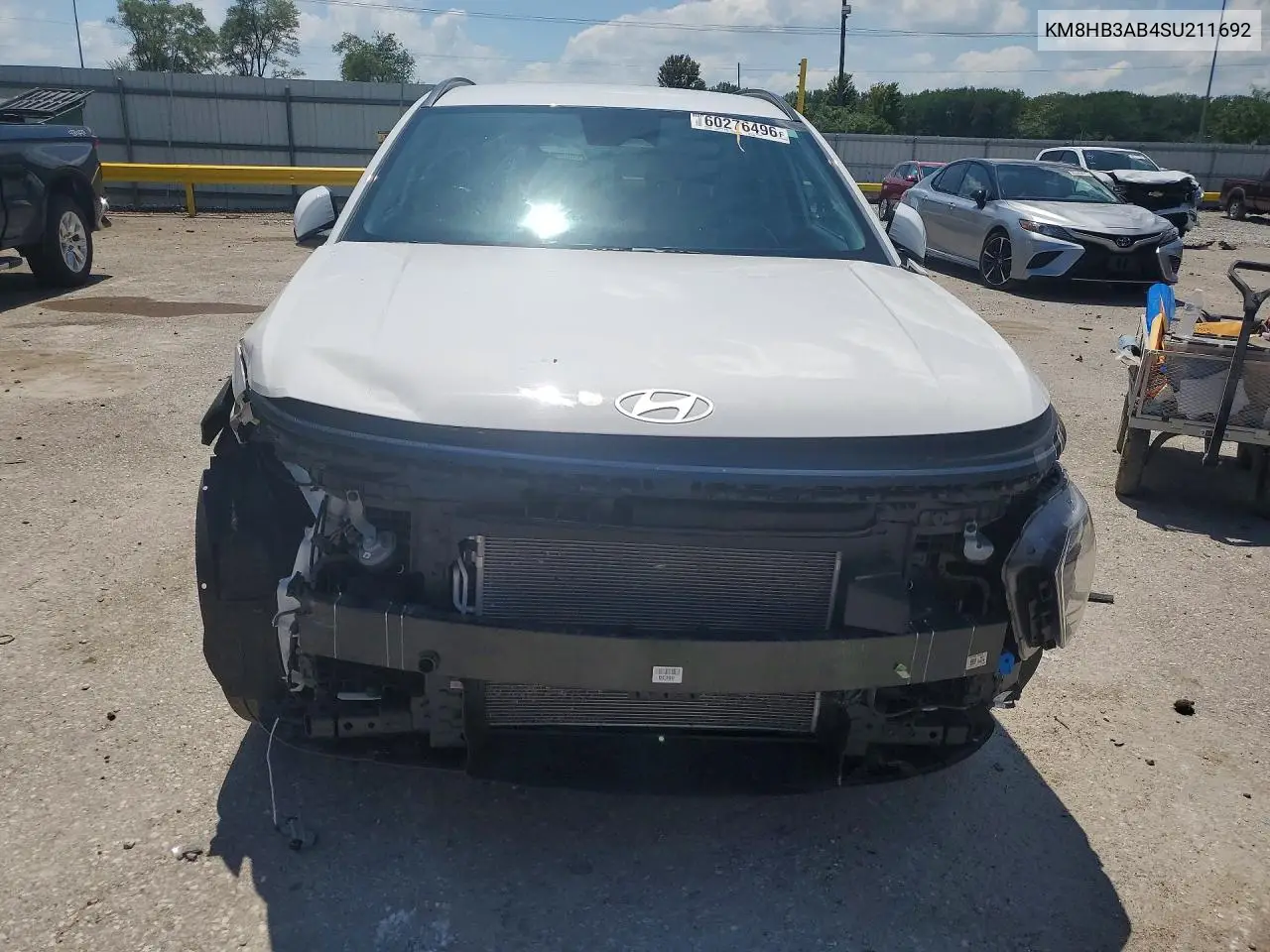 2025 Hyundai Kona Sel VIN: KM8HB3AB4SU211692 Lot: 60276496