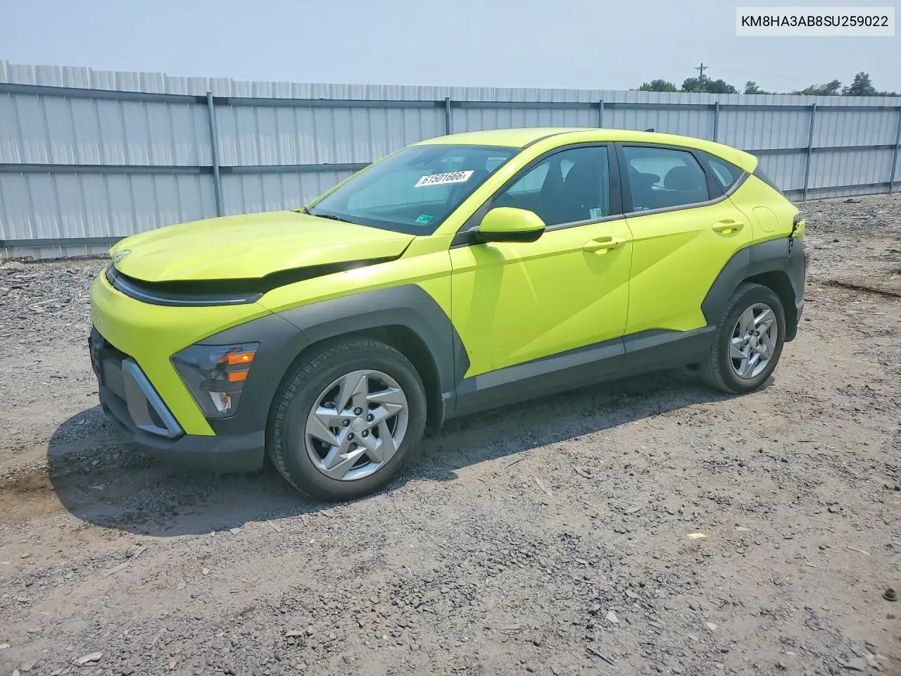 2025 Hyundai Kona Se VIN: KM8HA3AB8SU259022 Lot: 61501666