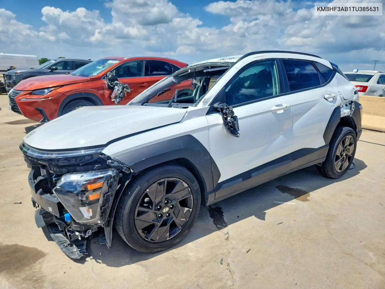 2026 Hyundai Kona Sel Sport VIN: KM8HF3AB1TU385631 Lot: 57463736