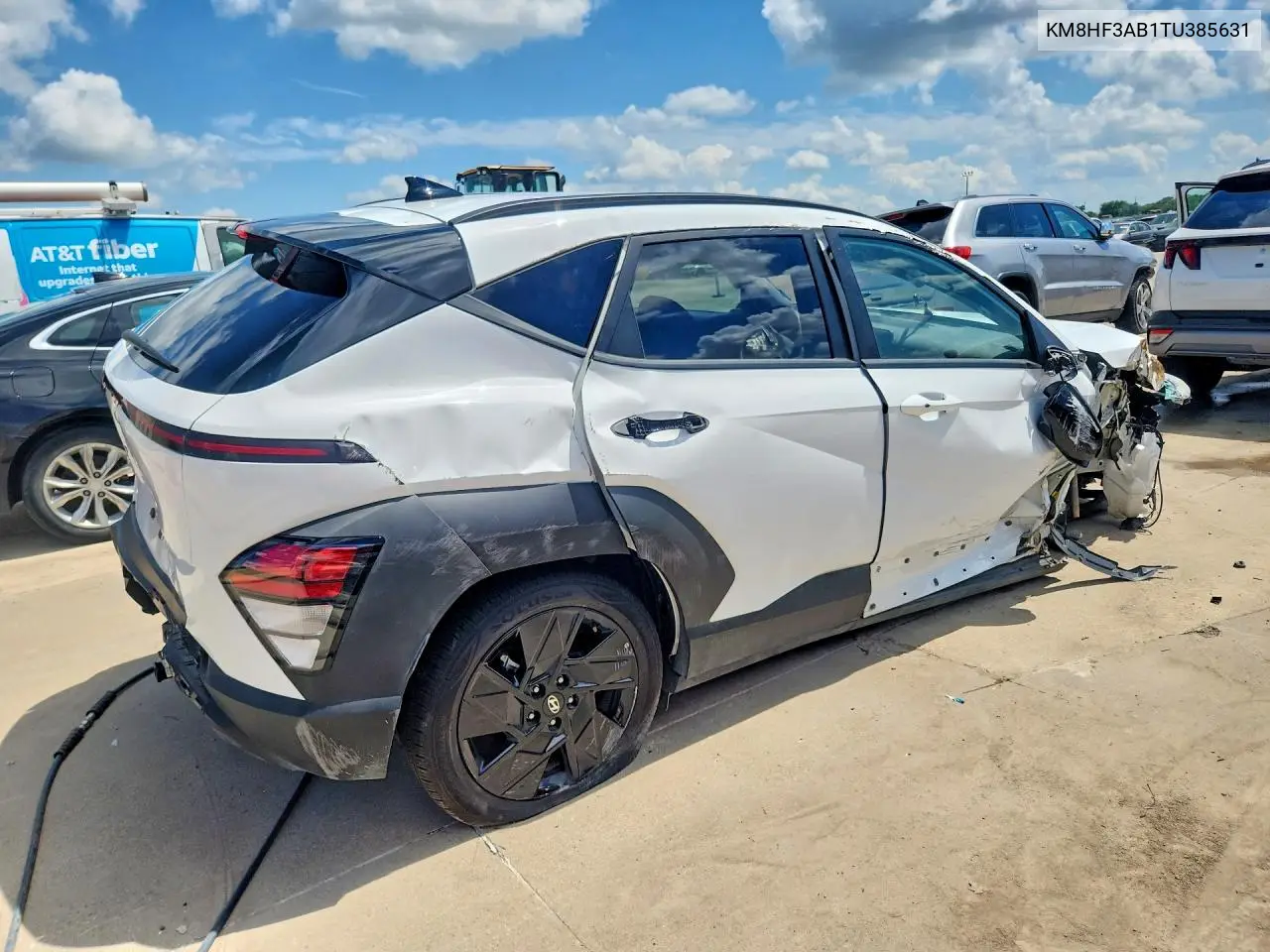 2026 Hyundai Kona Sel Sport VIN: KM8HF3AB1TU385631 Lot: 57463736