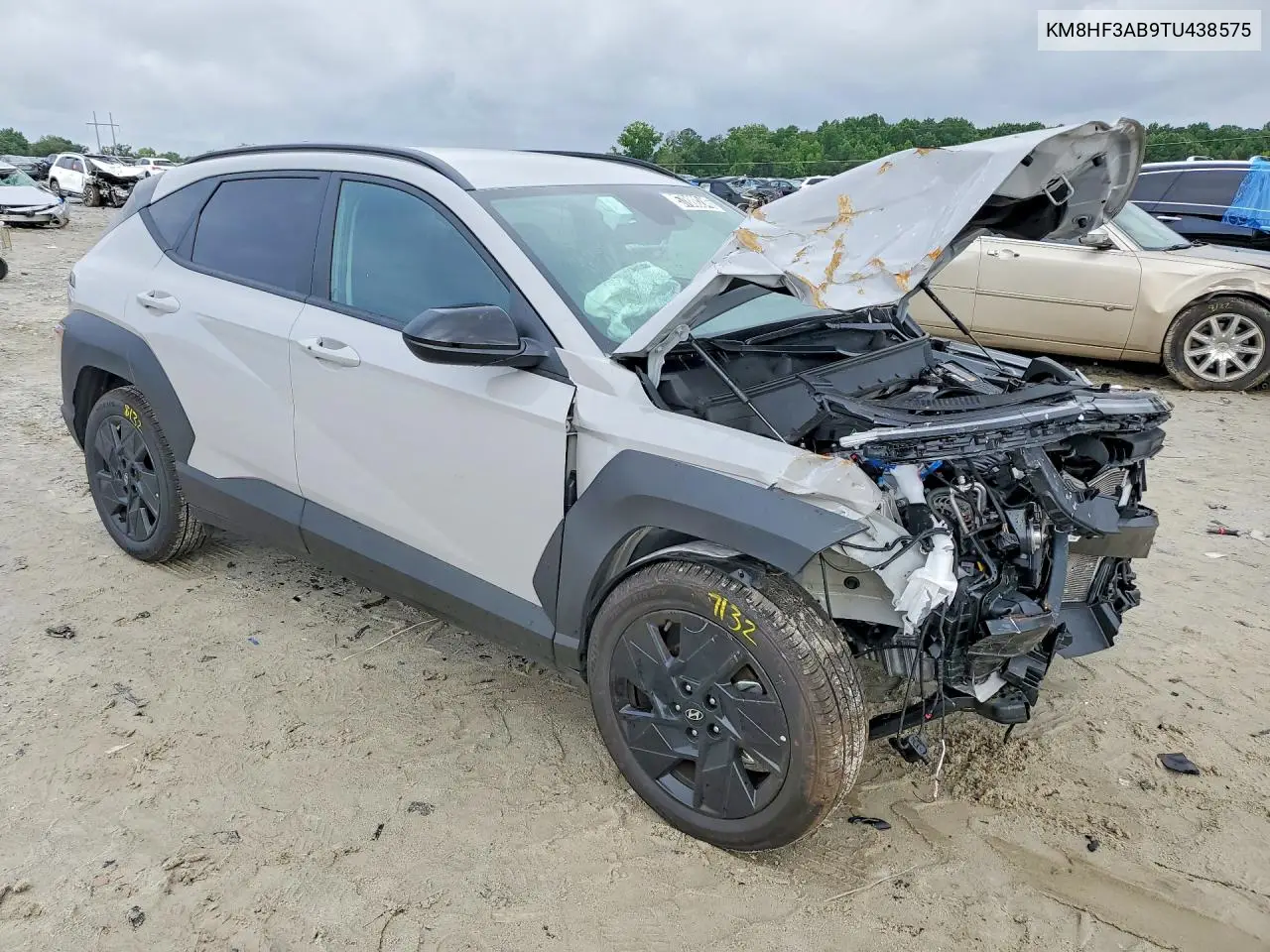 2026 Hyundai Kona Sel Sport VIN: KM8HF3AB9TU438575 Lot: 57880246