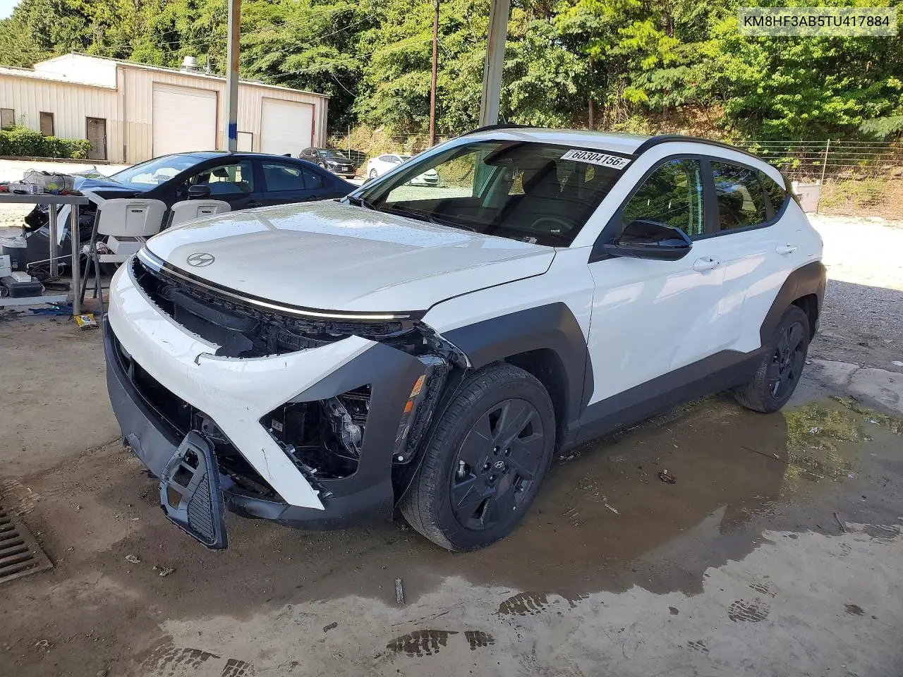 2026 Hyundai Kona Sel Sport VIN: KM8HF3AB5TU417884 Lot: 60304156