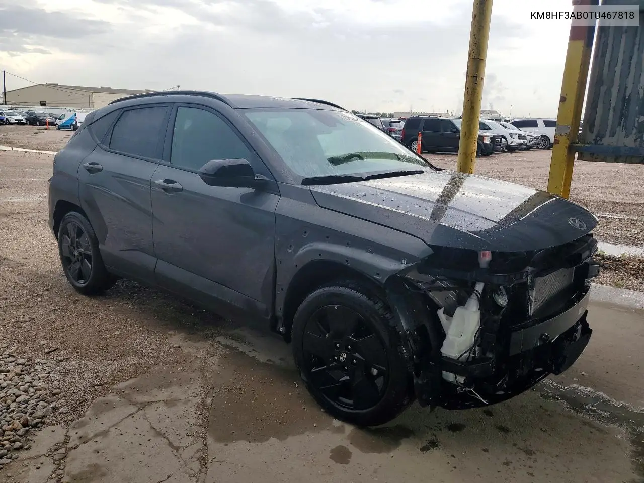 2026 Hyundai Kona Sel Sport VIN: KM8HF3AB0TU467818 Lot: 60705256
