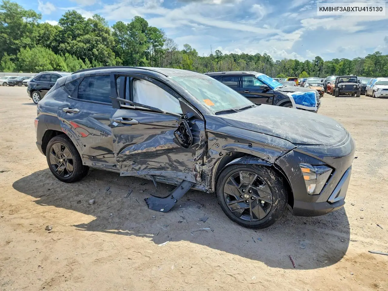 2026 Hyundai Kona Sel Sport VIN: KM8HF3ABXTU415130 Lot: 60740186