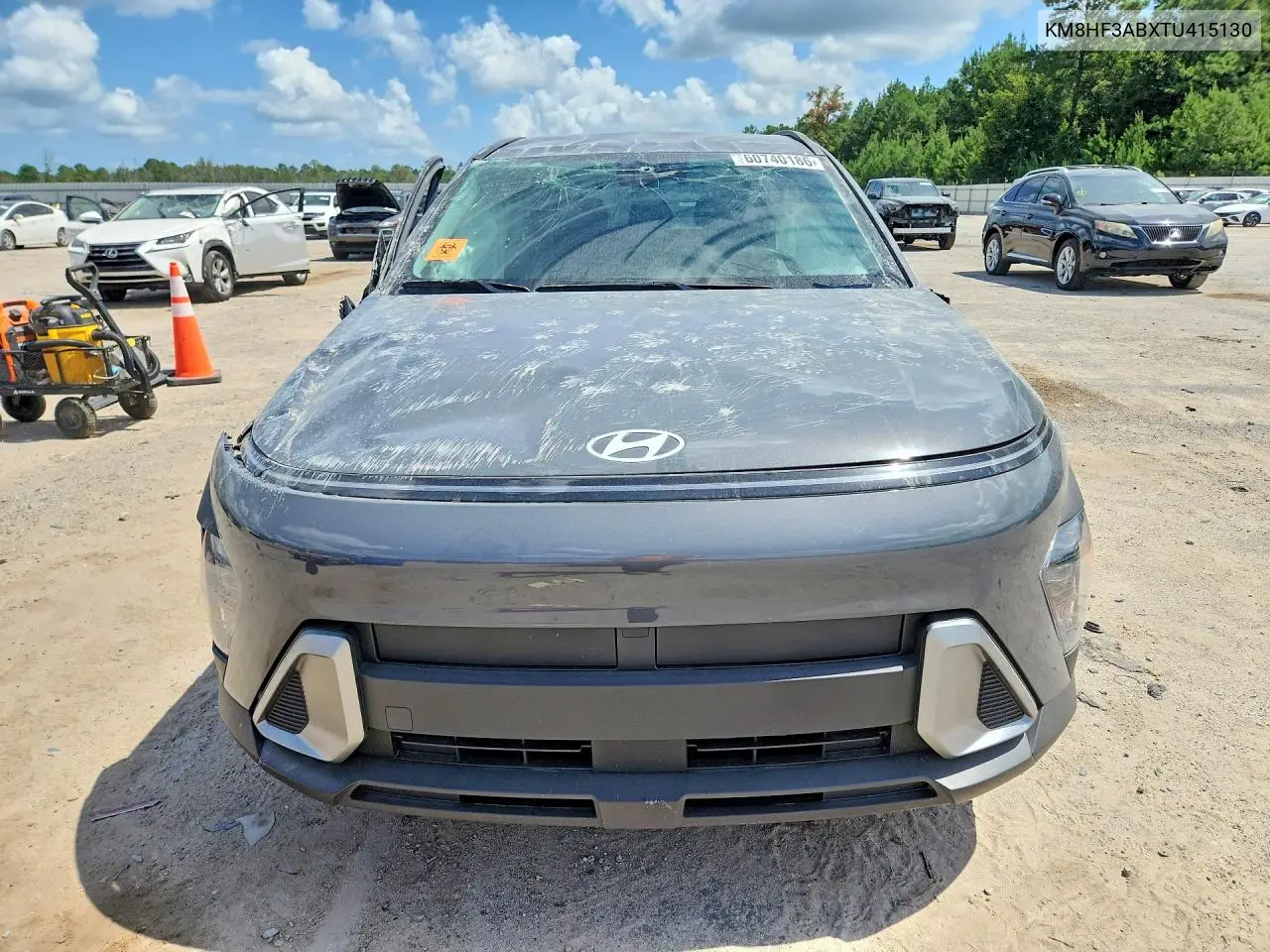 2026 Hyundai Kona Sel Sport VIN: KM8HF3ABXTU415130 Lot: 60740186