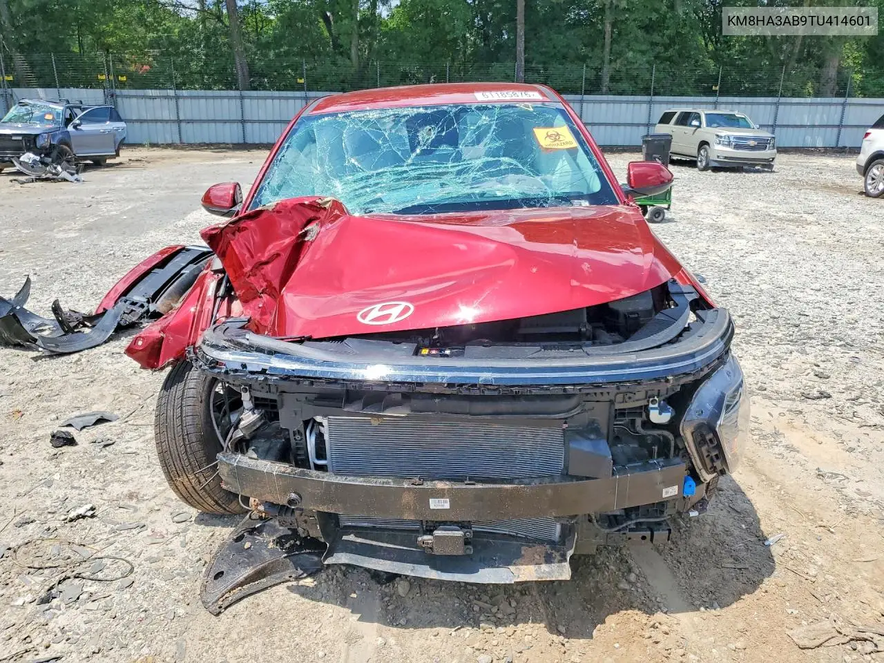 2026 Hyundai Kona Se VIN: KM8HA3AB9TU414601 Lot: 61185876