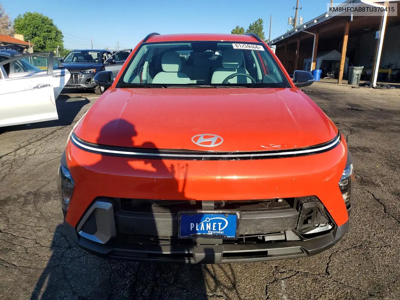 2026 Hyundai Kona Sel Sport VIN: KM8HFCAB8TU370415 Lot: 61239686