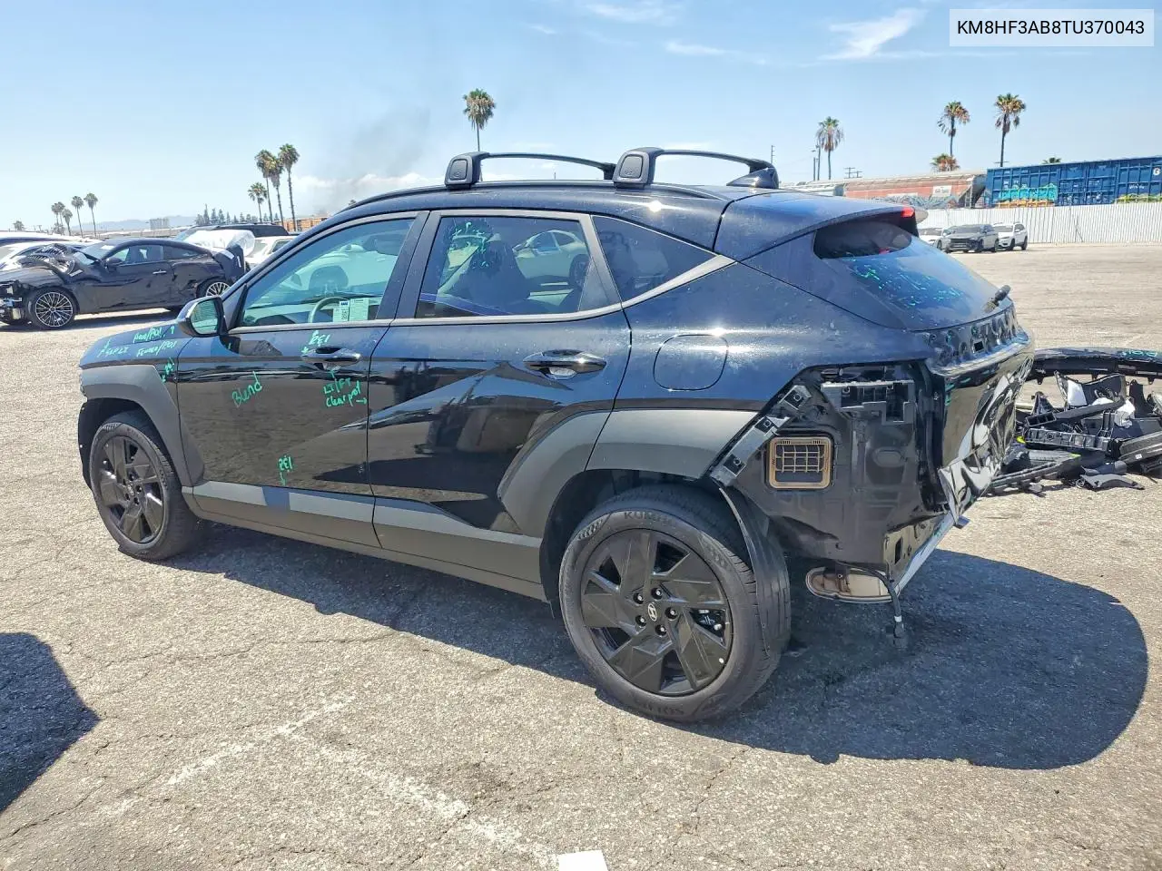 2026 Hyundai Kona Sel Sport VIN: KM8HF3AB8TU370043 Lot: 61369746