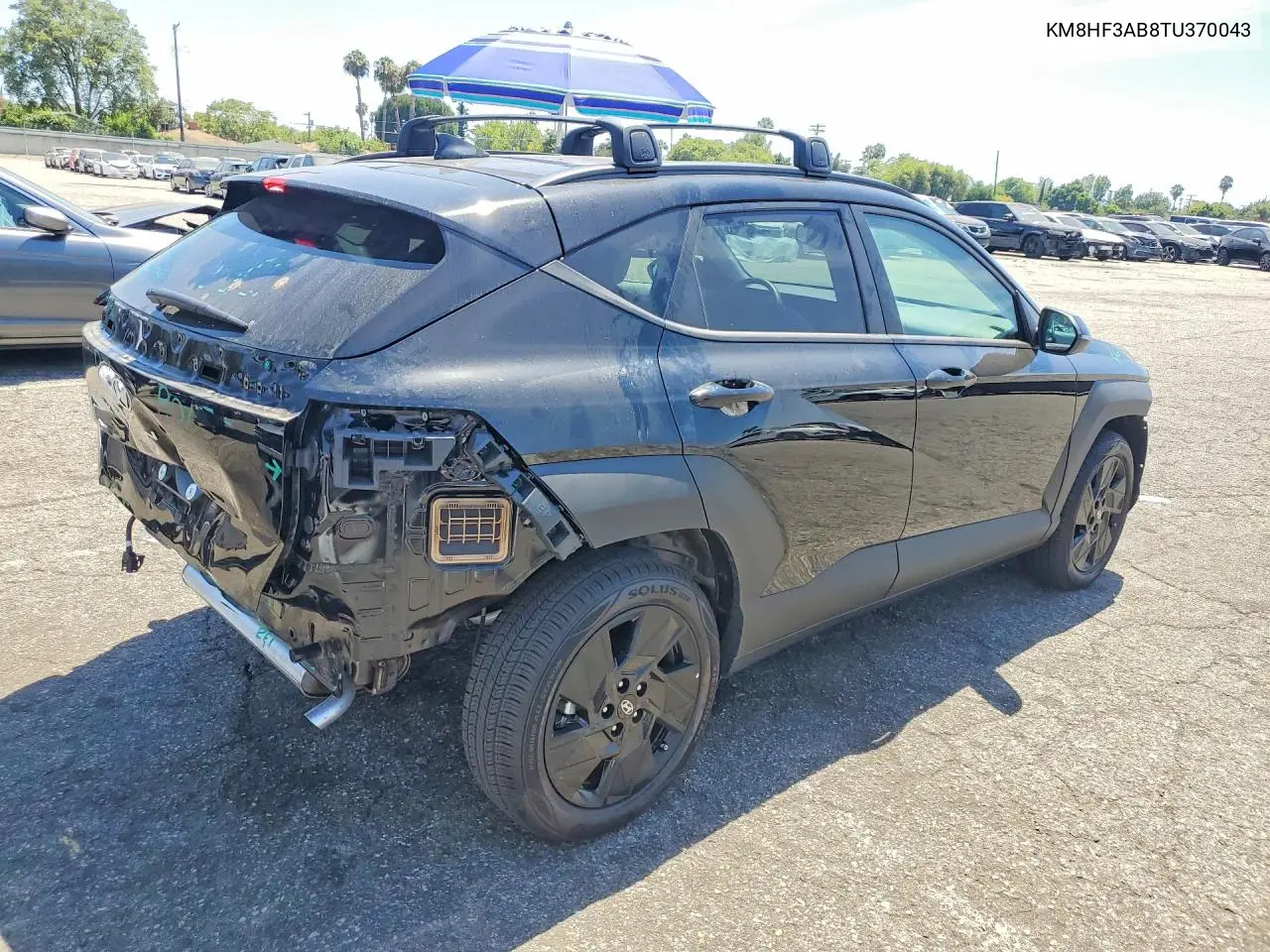 2026 Hyundai Kona Sel Sport VIN: KM8HF3AB8TU370043 Lot: 61369746