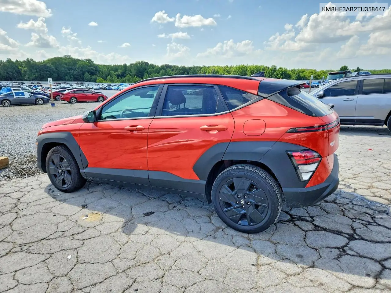 2026 Hyundai Kona Sel Sport VIN: KM8HF3AB2TU358647 Lot: 61581596