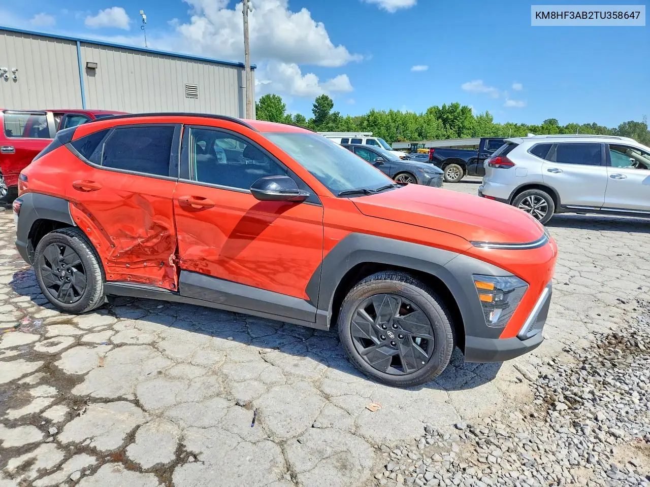 2026 Hyundai Kona Sel Sport VIN: KM8HF3AB2TU358647 Lot: 61581596