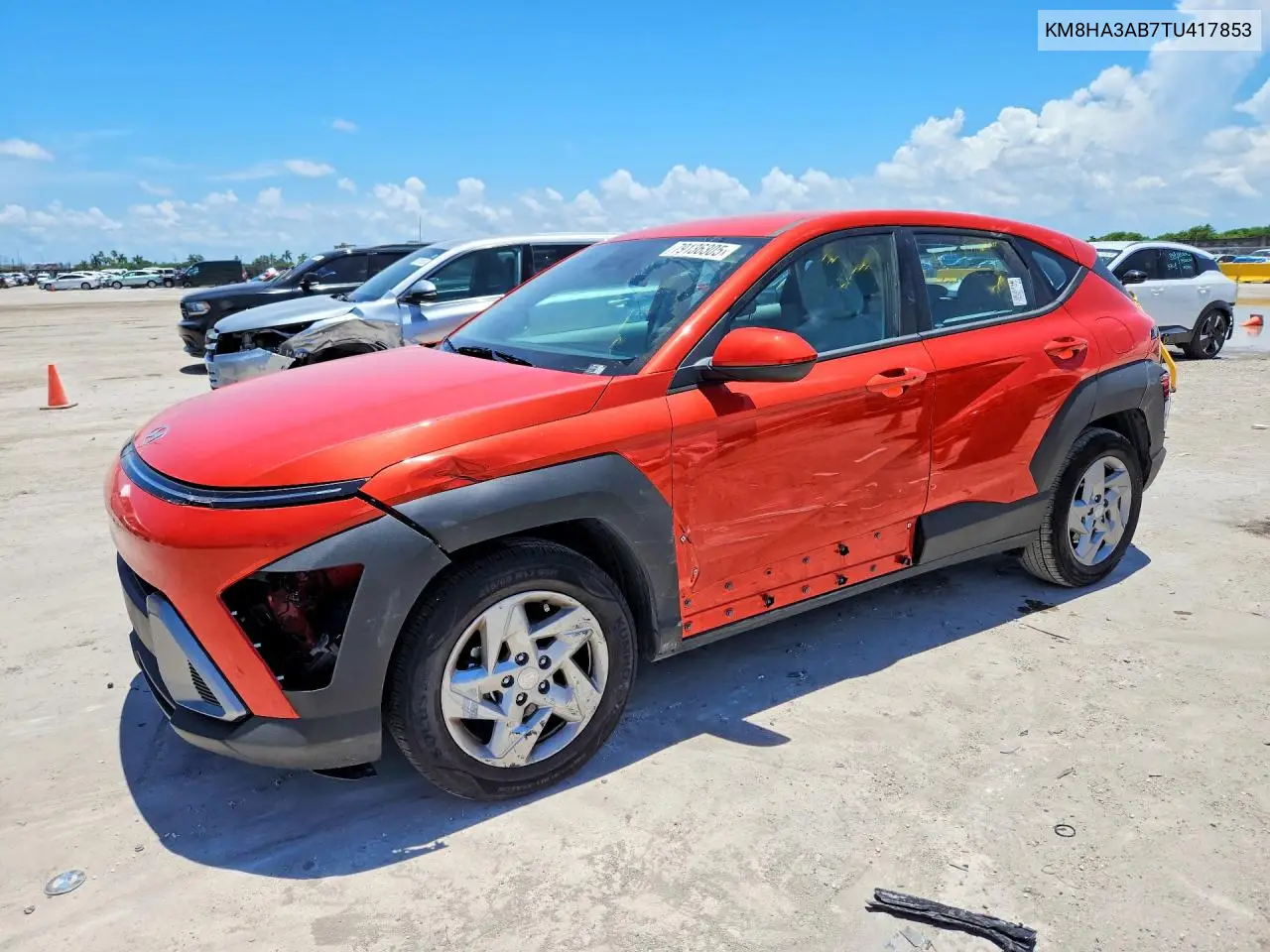 2026 Hyundai Kona Se VIN: KM8HA3AB7TU417853 Lot: 79136305