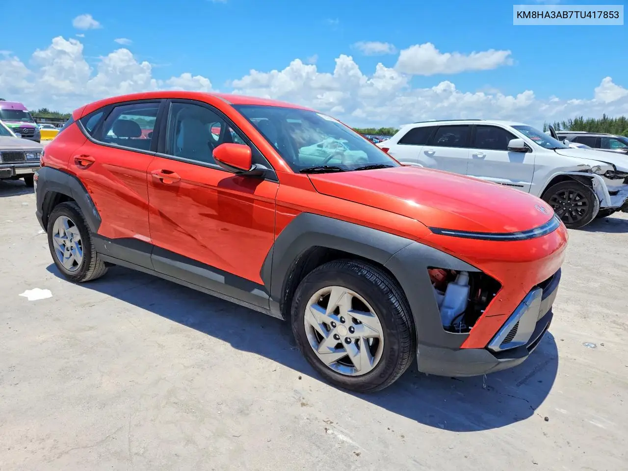 2026 Hyundai Kona Se VIN: KM8HA3AB7TU417853 Lot: 79136305