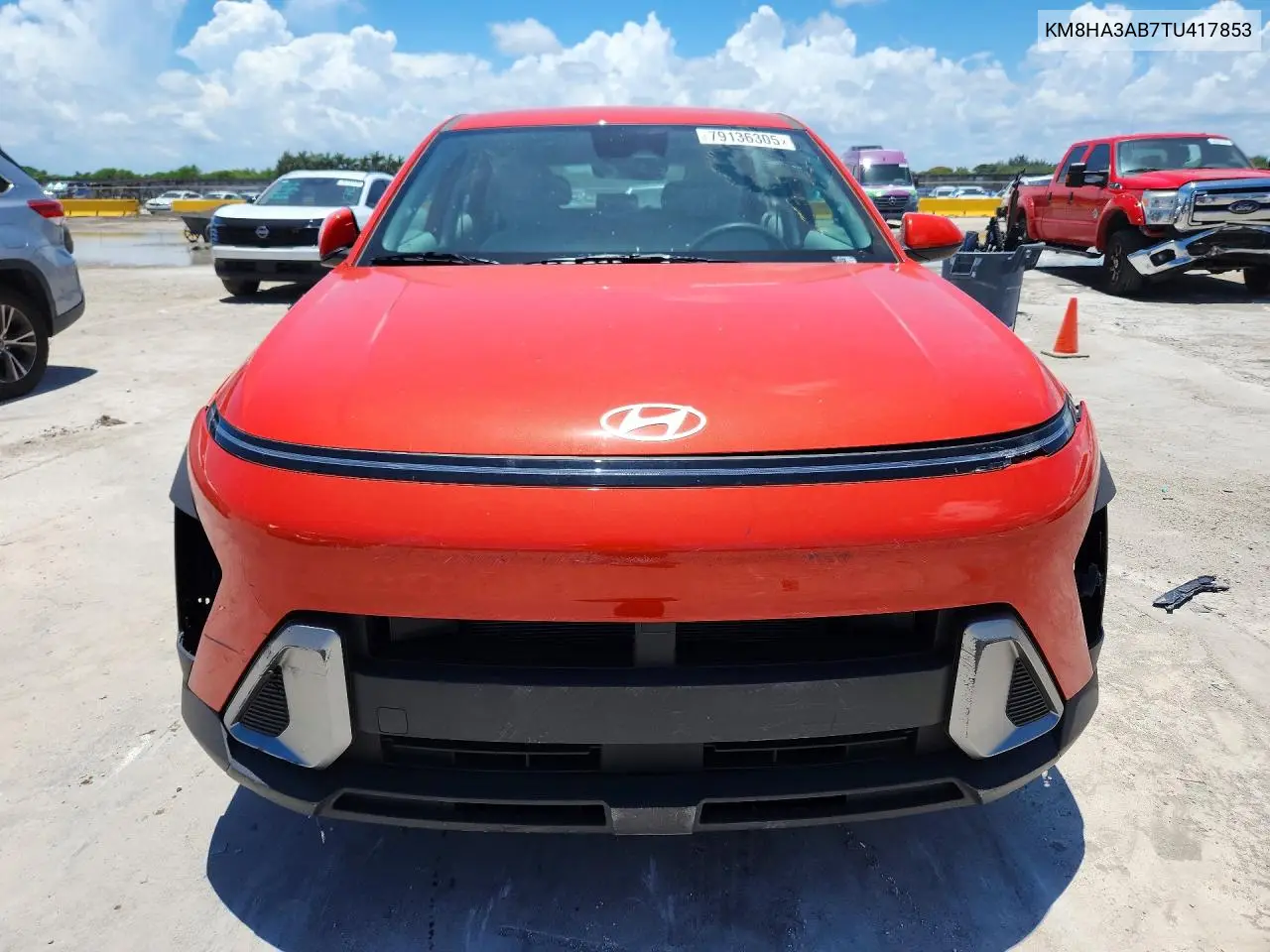 2026 Hyundai Kona Se VIN: KM8HA3AB7TU417853 Lot: 79136305