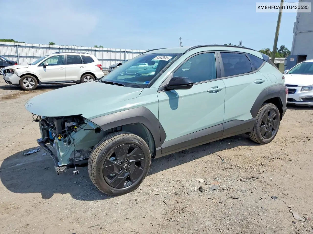 2026 Hyundai Kona Sel Sport VIN: KM8HFCAB1TU430535 Lot: 85603645