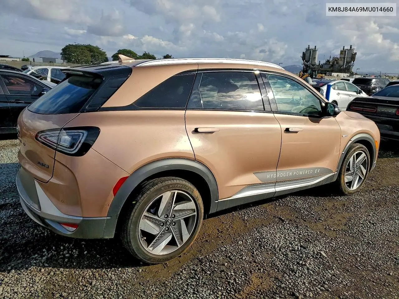 2021 Hyundai Nexo Limited VIN: KM8J84A69MU014660 Lot: 54314456