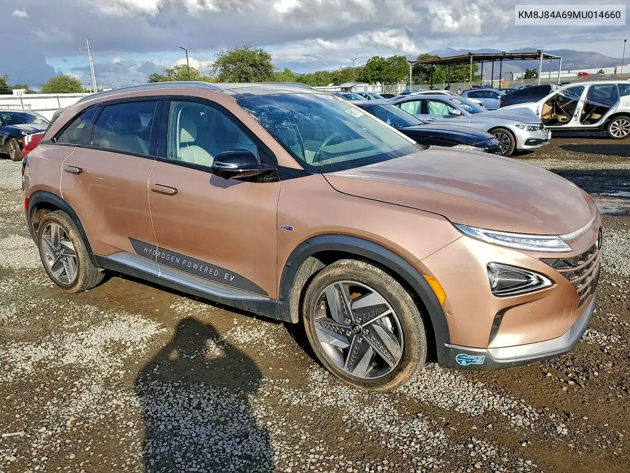 2021 Hyundai Nexo Limited VIN: KM8J84A69MU014660 Lot: 54314456