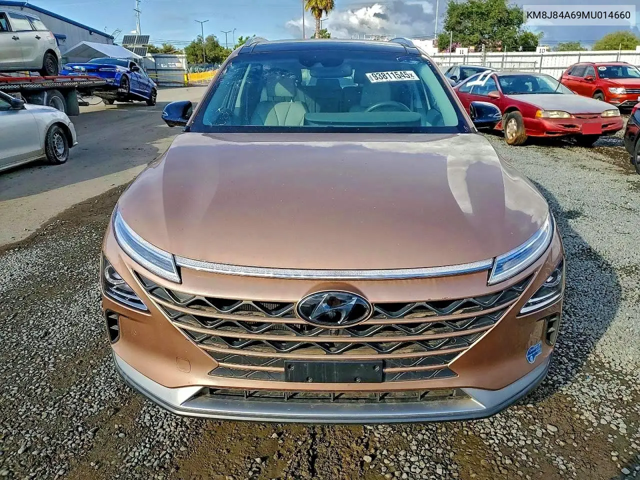2021 Hyundai Nexo Limited VIN: KM8J84A69MU014660 Lot: 54314456