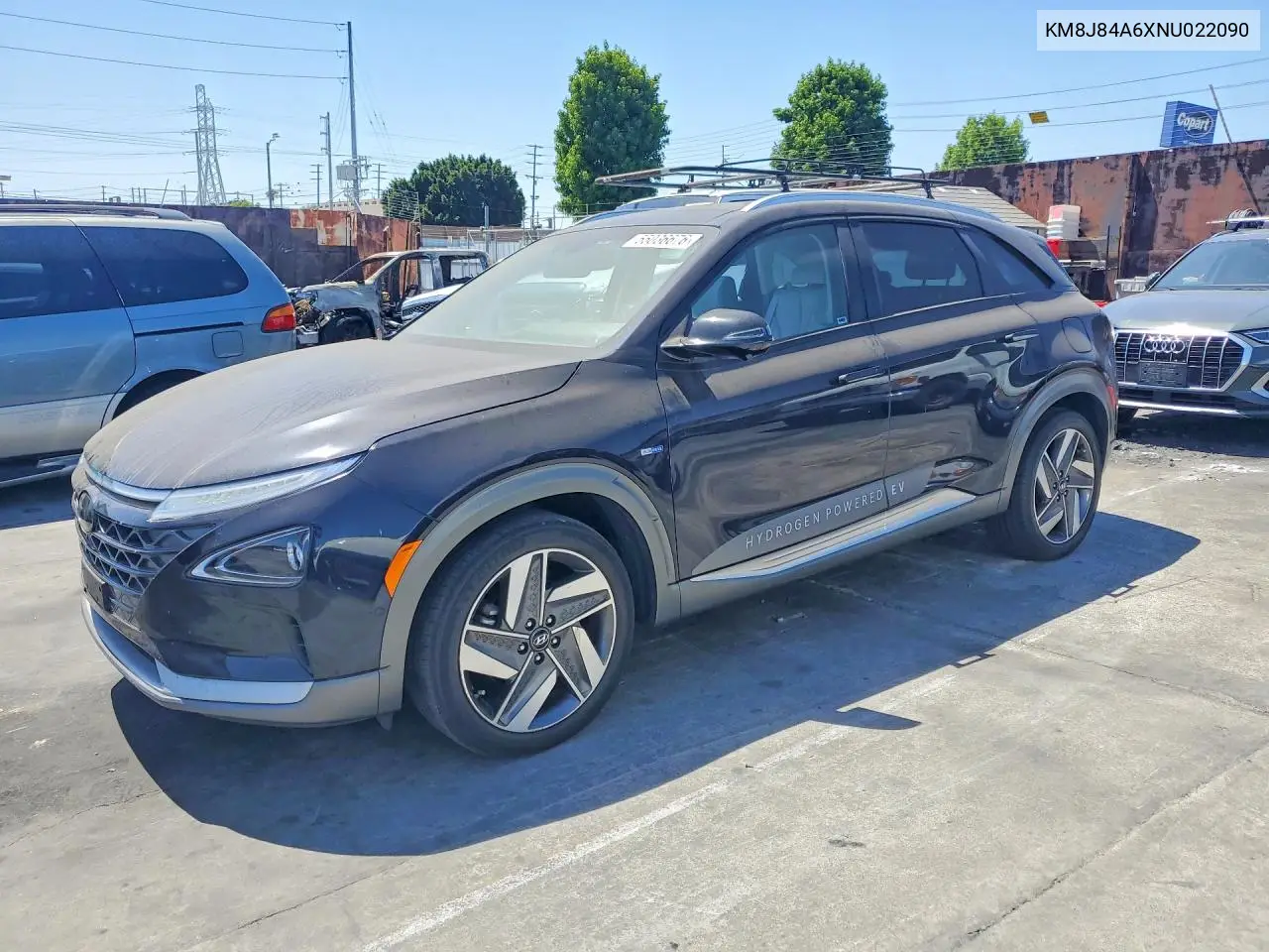 2022 Hyundai Nexo Limited VIN: KM8J84A6XNU022090 Lot: 55036676