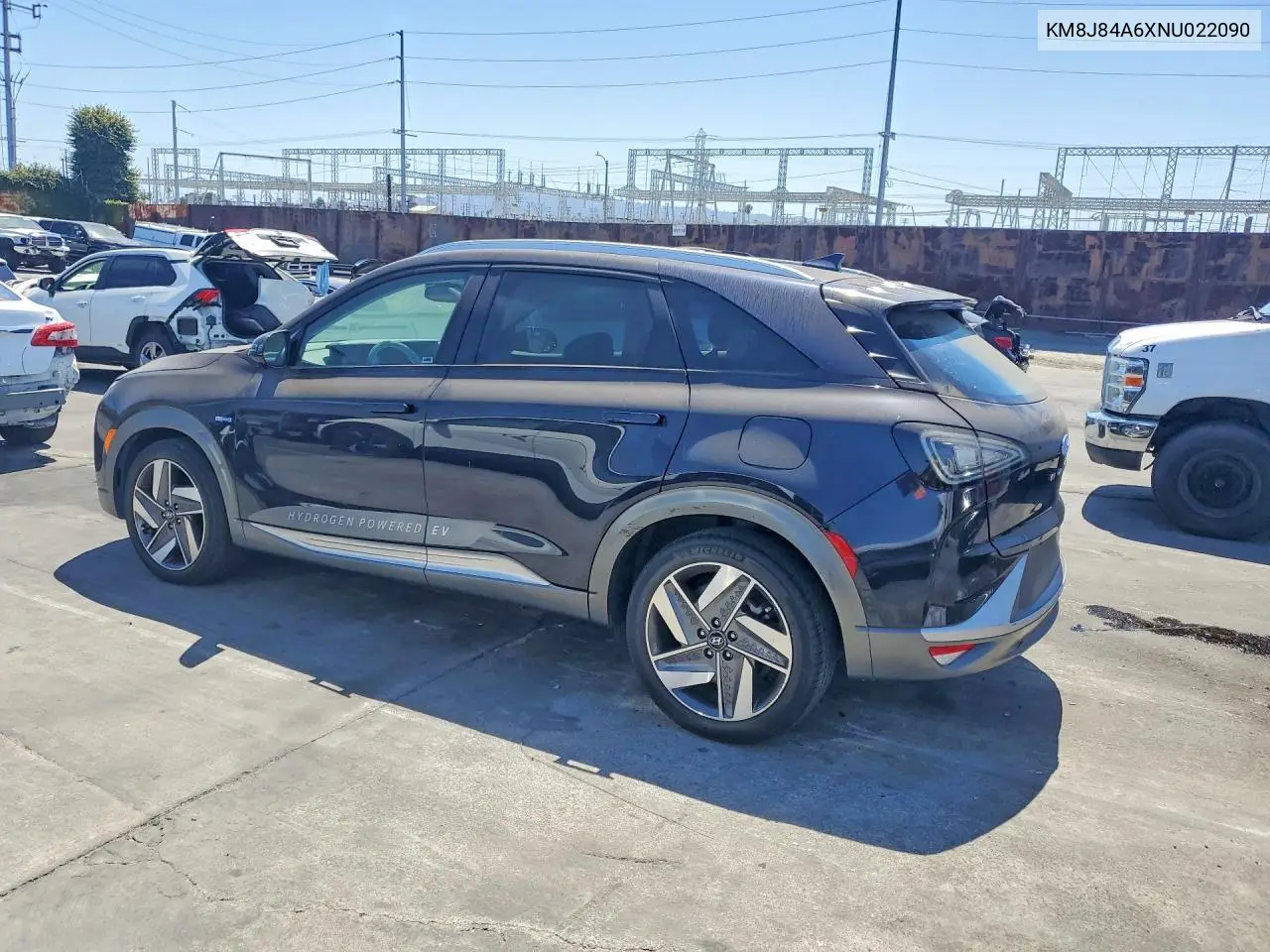 2022 Hyundai Nexo Limited VIN: KM8J84A6XNU022090 Lot: 55036676