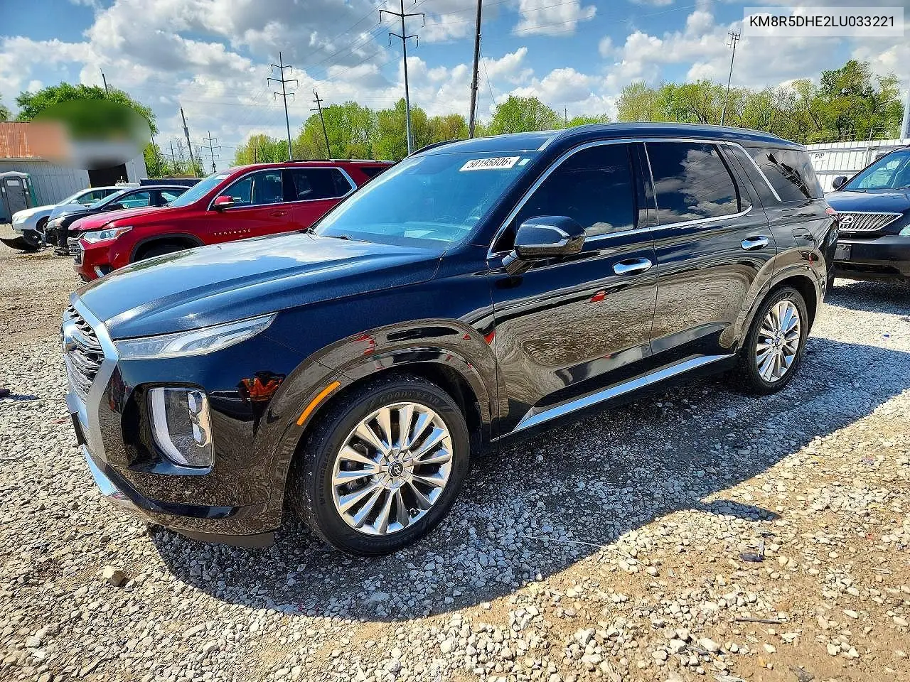 2020 Hyundai Palisade Limited VIN: KM8R5DHE2LU033221 Lot: 50195806
