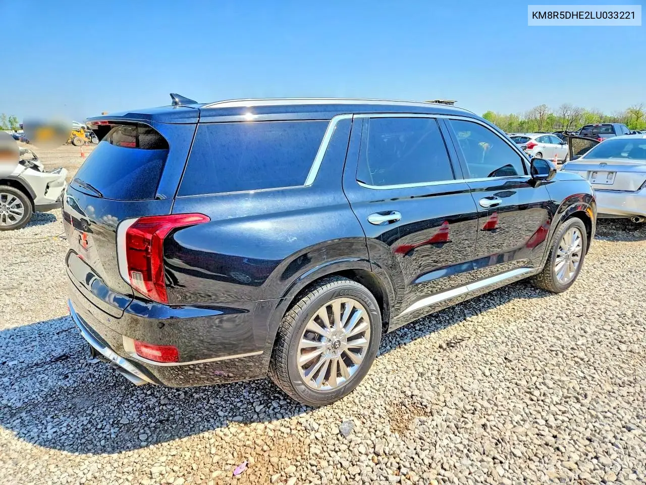 2020 Hyundai Palisade Limited VIN: KM8R5DHE2LU033221 Lot: 50195806