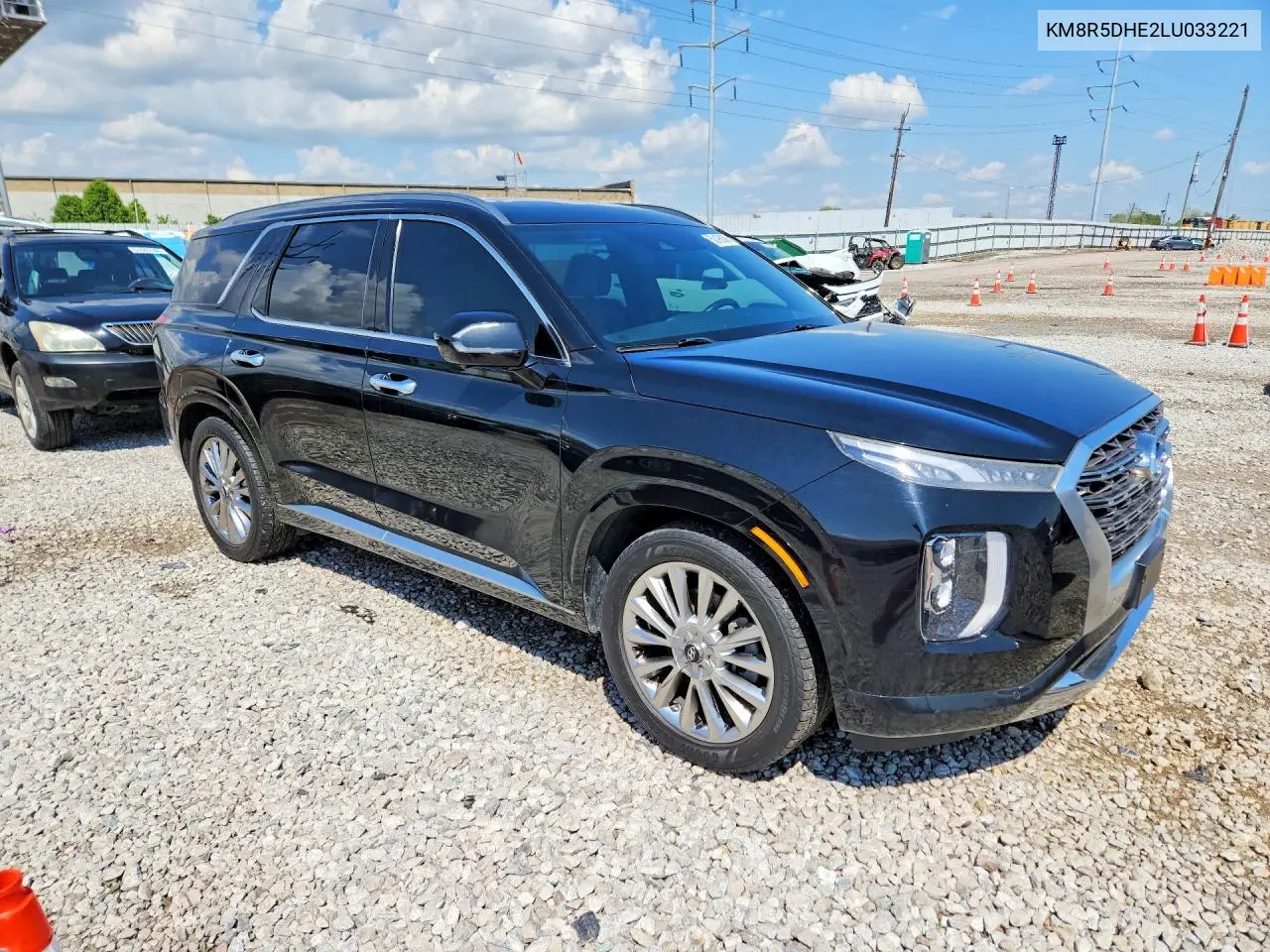2020 Hyundai Palisade Limited VIN: KM8R5DHE2LU033221 Lot: 50195806